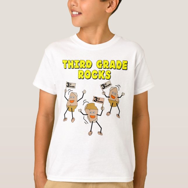 Camiseta Rocas de tercer grado (Anverso)