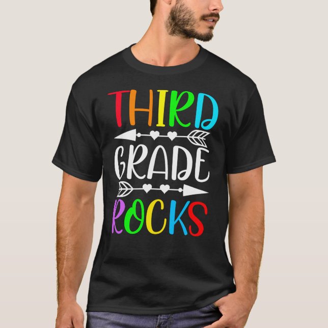 Camiseta rocas de tercer grado (Anverso)