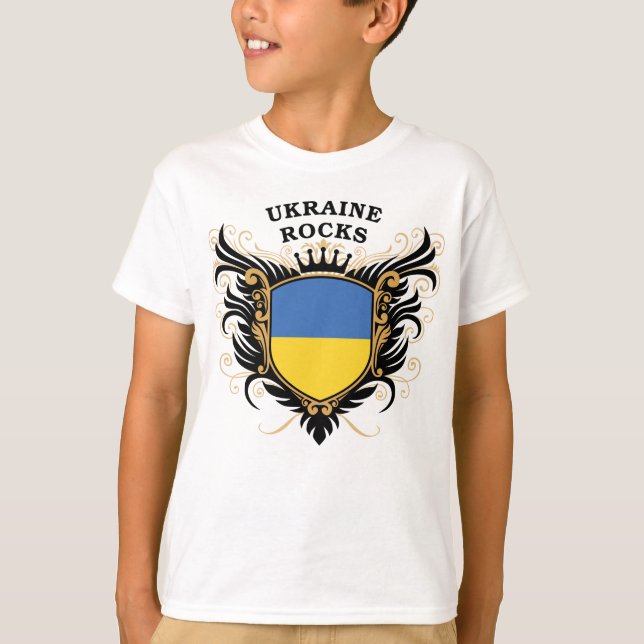 Camiseta Rocas de Ucrania (Anverso)
