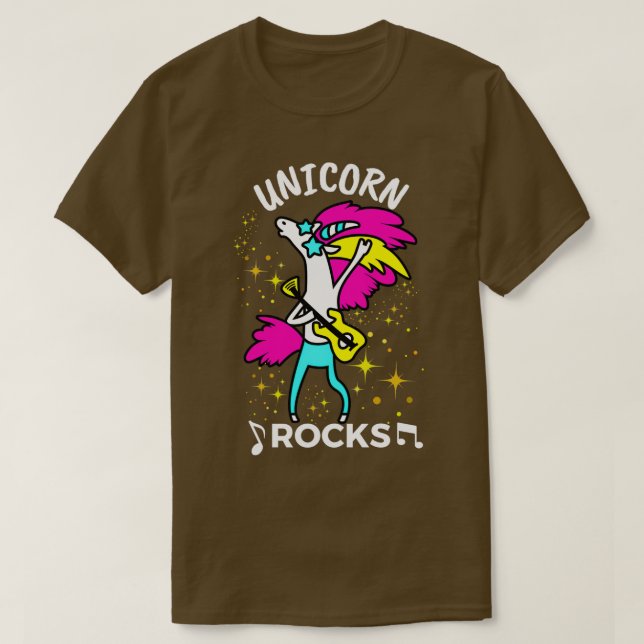 Camiseta Rocas de Unicornio que amo a Unicornios (Diseño del anverso)