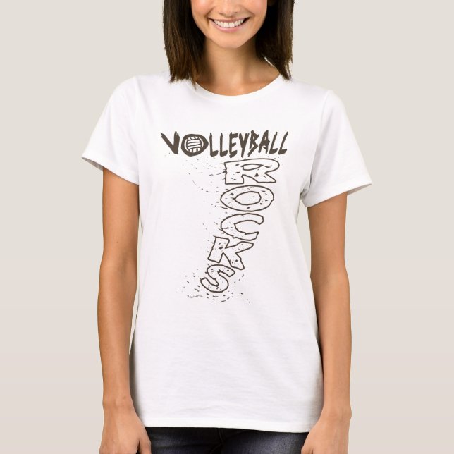 Camiseta Rocas de voleibol (Anverso)