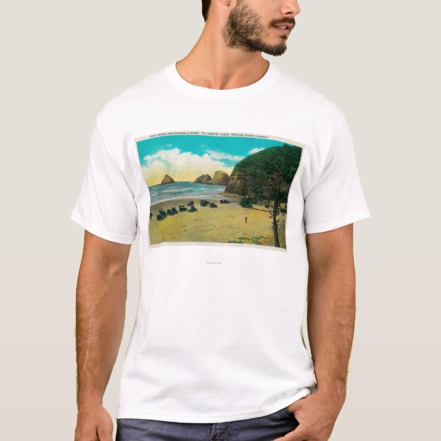 Camiseta Rocas del arco y punto del maxwell (Anverso)