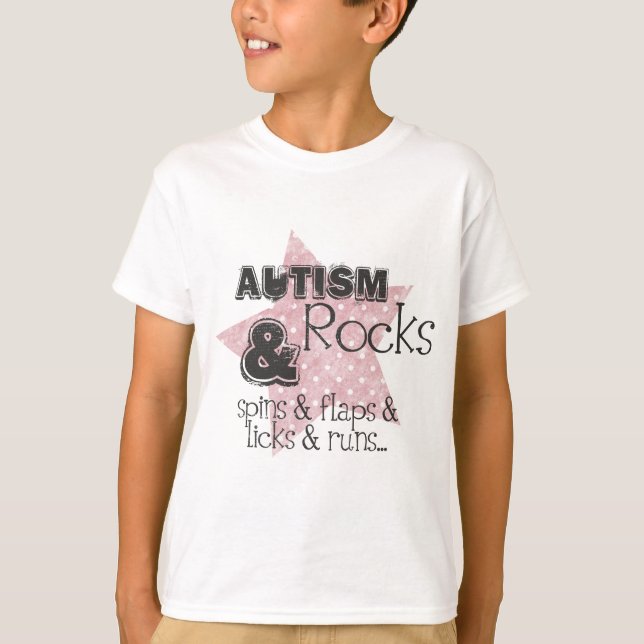 Camiseta rocas del autismo (Anverso)