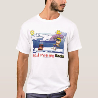 Camiseta rocas del calentamiento del planeta