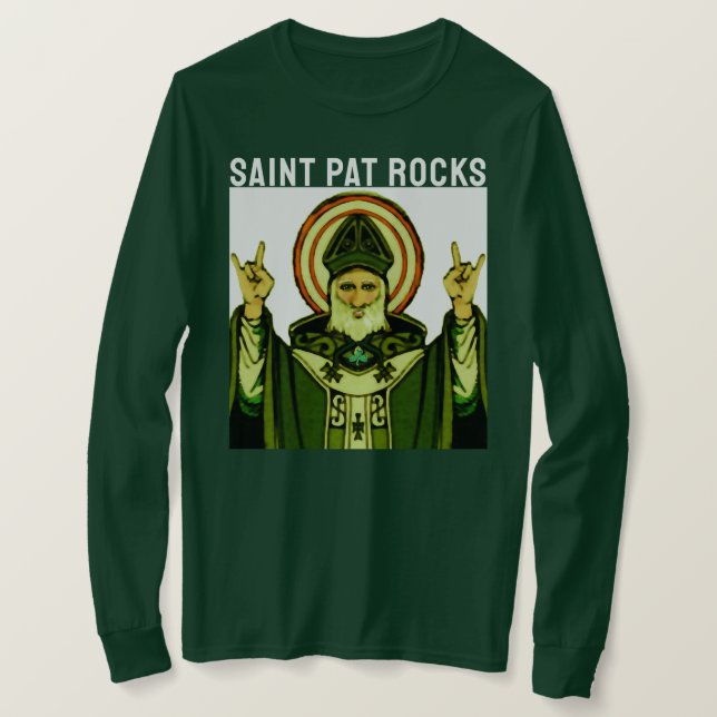 Camiseta Rocas del Día de San Patricio (Anverso del diseño)