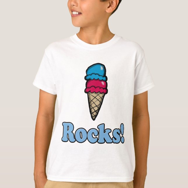 Camiseta Rocas del helado (Anverso)