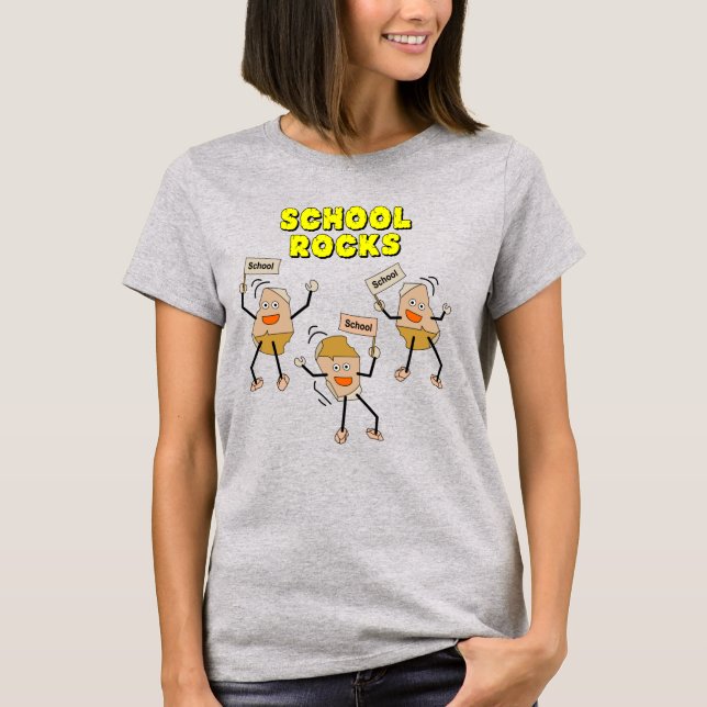 Camiseta Rocas escolares (Anverso)