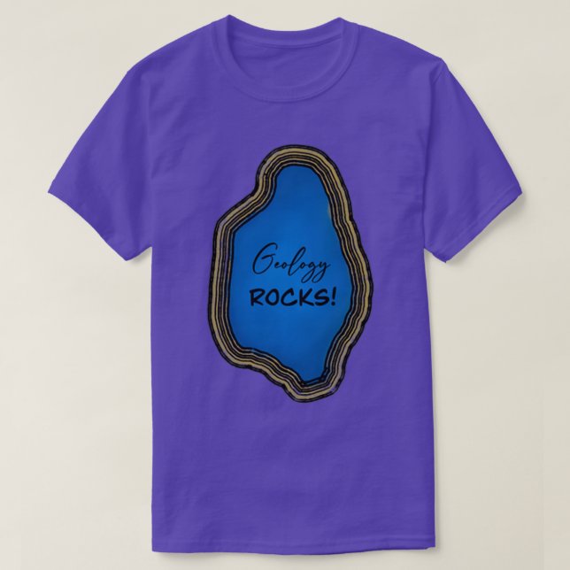 Camiseta rocas geológicas geode (Diseño del anverso)