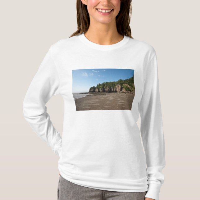 Camiseta Rocas Hopewell y el sitio de exploración de mareas (Anverso)