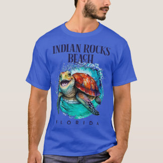 Camiseta Rocas indias playa Florida acuarela mar feliz tu
