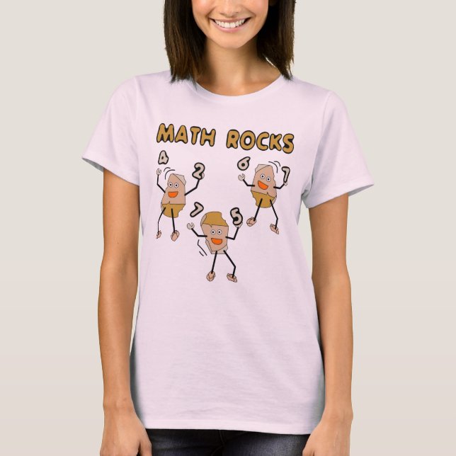 Camiseta Rocas matemáticas (Anverso)
