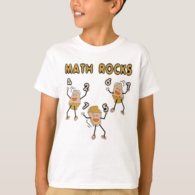 Camiseta Rocas matemáticas (Anverso)