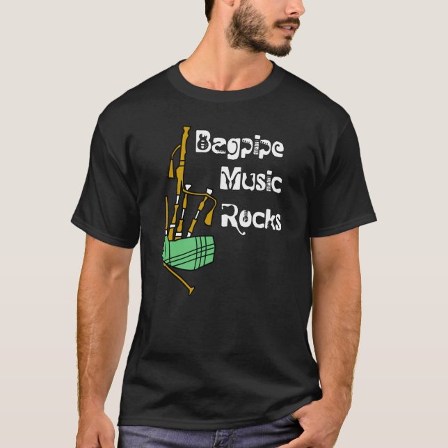Camiseta Rocas musicales de cañería (Anverso)