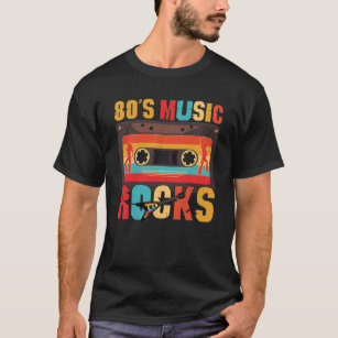 Camiseta Rocas musicales de los años 80 - Molestias retro v