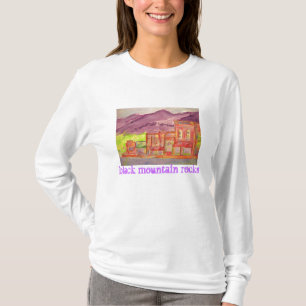 Camiseta rocas negras de la montaña