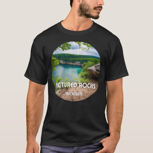 Camiseta Rocas pintadas (Anverso)