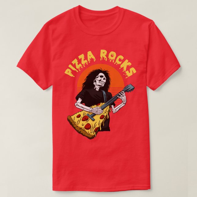 Camiseta Rocas Pizza (Diseño del anverso)