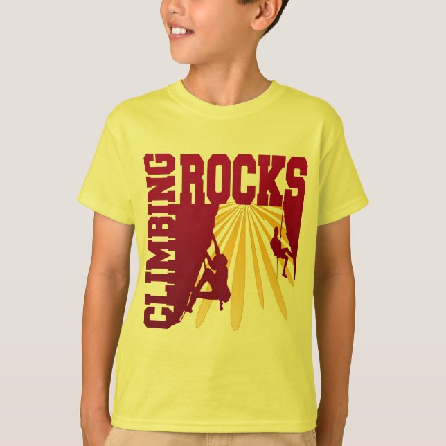 CAMISETA ROCAS QUE SUBEN (Anverso)