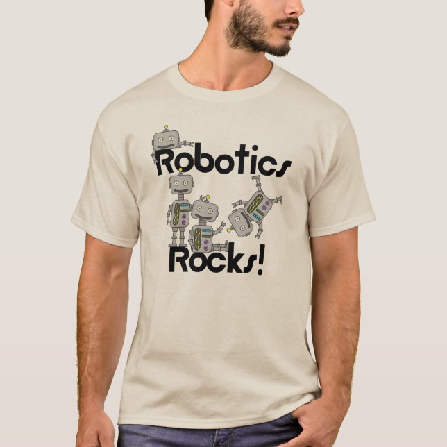 Camiseta Rocas robóticas (Anverso)