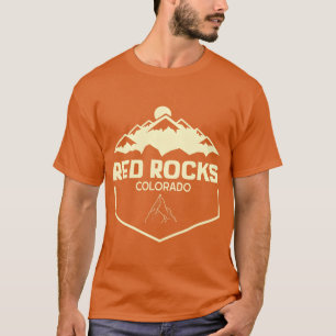 Camiseta Rocas Rojas Colorado Hermosas Montañas Rocosas vin