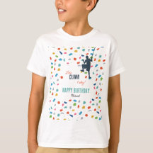 Rocas trepando Cute niños Fiesta de cumpleaños