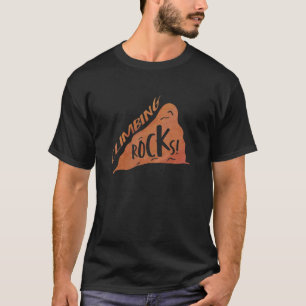 Camiseta Rocas trepando escalando peñón rockero Mo