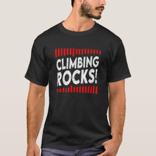 Camiseta Rocas trepando escalando peñón rockero Mo