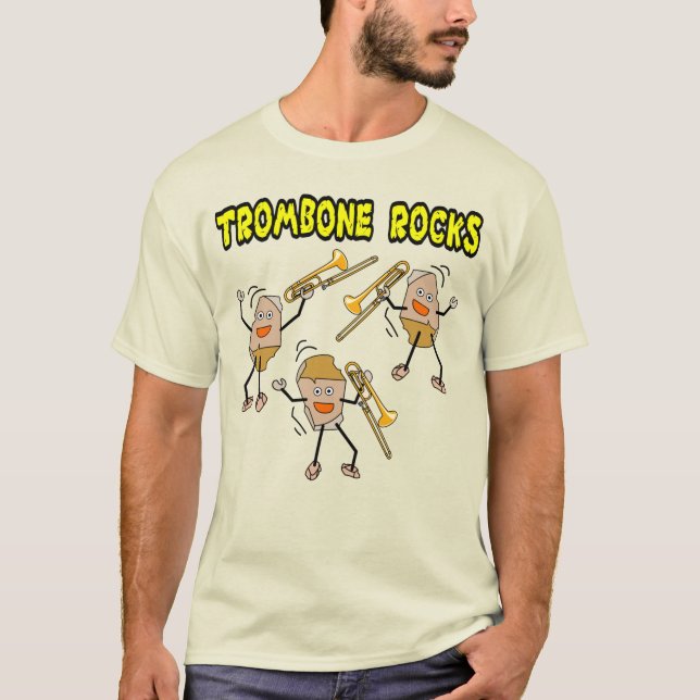 Camiseta Rocas trombónicas (Anverso)