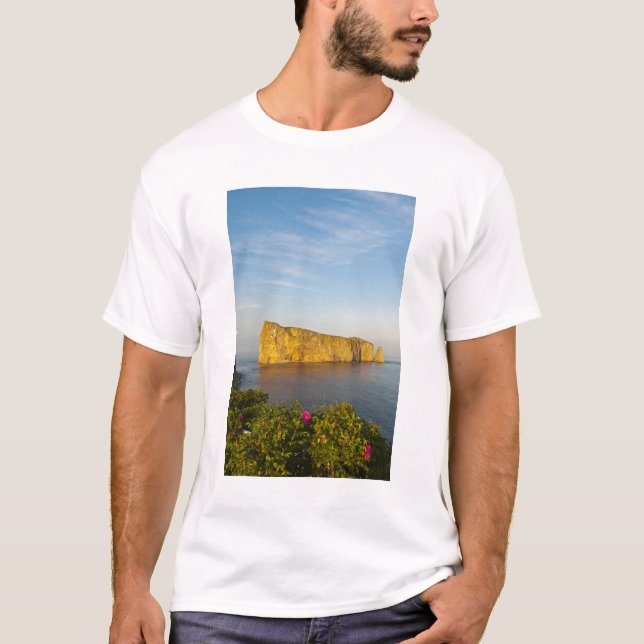 Camiseta Rocher Perce (Roca Perce), Quebec, Canadá. (Anverso)
