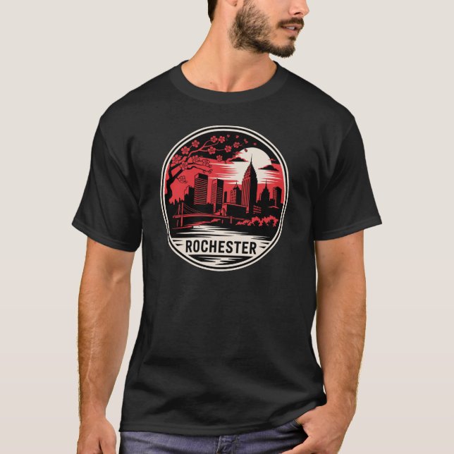 Camiseta Rochester City New York USA (Anverso)