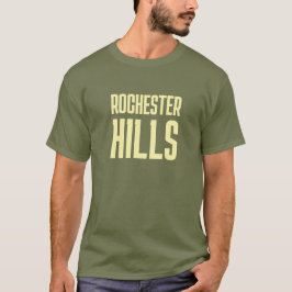 Camiseta Rochester Hills Michigan Printed T-Shirt