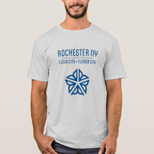 Camiseta Rochester NY Flour Flower City (Luz)