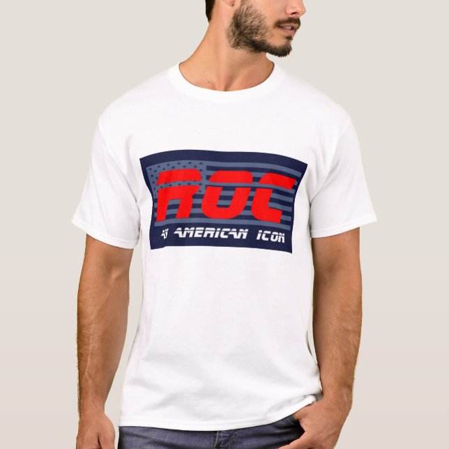 Camiseta Rocho un ICONO americano (Anverso)