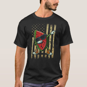 Camiseta Rociando Rodaja de Sandía Vibraciones Americanas 4