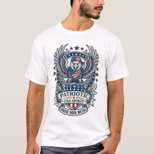 Camiseta Rociero de bandana patriótica Old Glory Música Roc