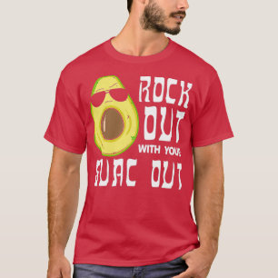 Camiseta rocínelo con su guac fuera guacamole avocado d