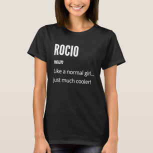 Camiseta Rocío nuevo como normal mucho más frío