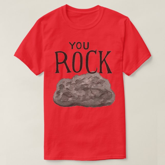 Camiseta Rock (Diseño del anverso)