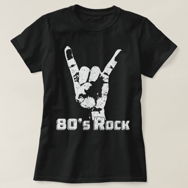 Camiseta Rock 80 - Banda Rock 80 (Diseño del anverso)