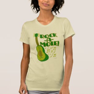 Camiseta Rock A Mole Funny aguacate Personalizado eslóganes