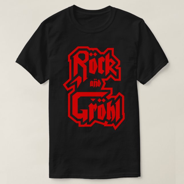 Camiseta Rock and GROHL (Diseño del anverso)
