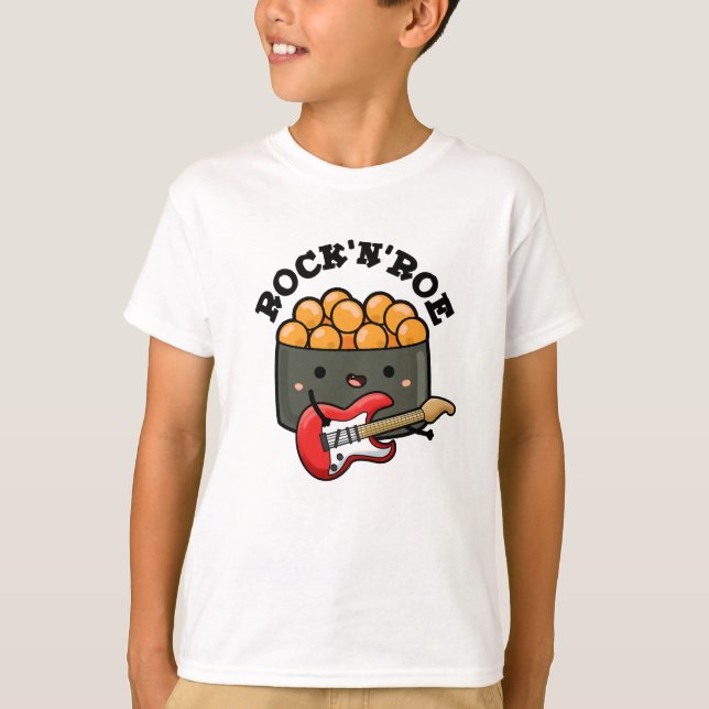 Camiseta Rock And Roe Funny Sushi Pun (Anverso)