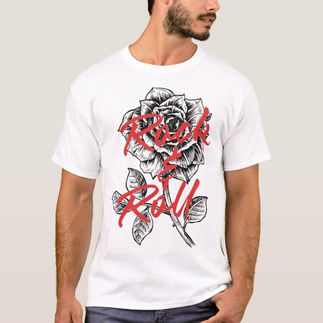 Camiseta Rock and Roll (Anverso)
