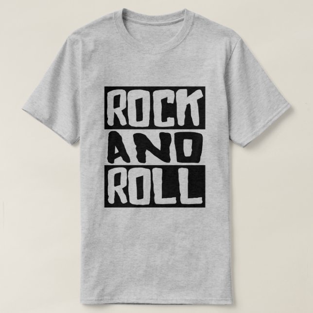 Camiseta Rock-and-roll (Diseño del anverso)