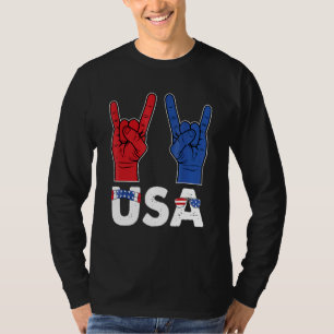 Camiseta Rock And Roll 4 De Julio Guay USA Patriotic Ameri