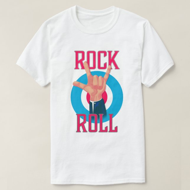 Camiseta Rock and roll Cuernos del mal (Diseño del anverso)