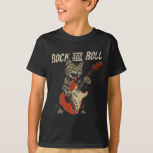 Camiseta Rock And Roll Guitarista De Rock Vintage Ca