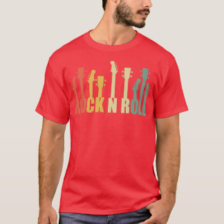 Camiseta Rock and Roll Guitars Acoustic Guitars musician Ro