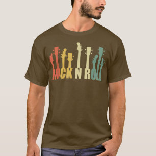 Camiseta Rock and Roll Guitars Acoustic Guitars musician Ro