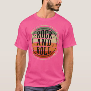 Camiseta Rock and Roll Retro retro